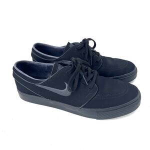 Nike Zoom Air SB Stefan Janoski All Black Suede Sneakers Mens 10